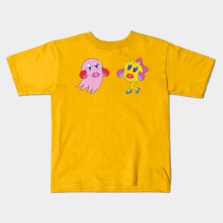 Gamer Girl vs Ghost (Pink) Kids T-Shirt